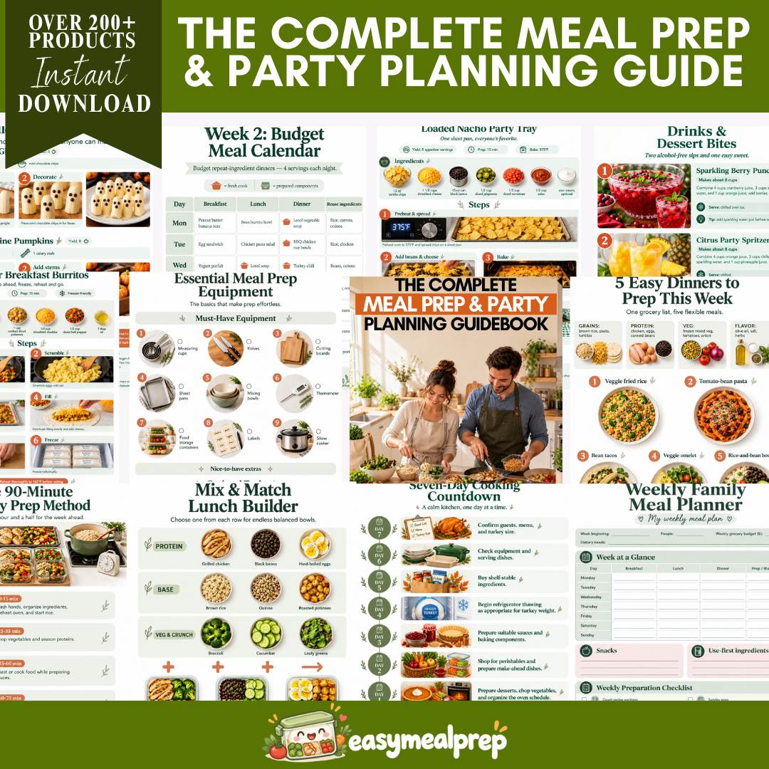 The Complete Easy Meal Prep Guidebook
